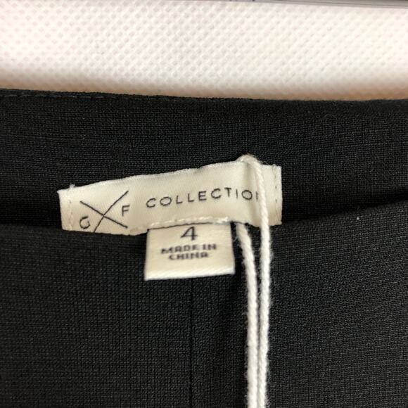 NWT GF Collection Black Cropped Pants Size 4 - Picture 4 of 6